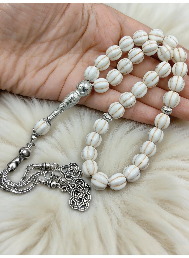 عام 33 سبحة صلاة من الحجر الصناعي/ta S مغلقة/10 مم - Image 3