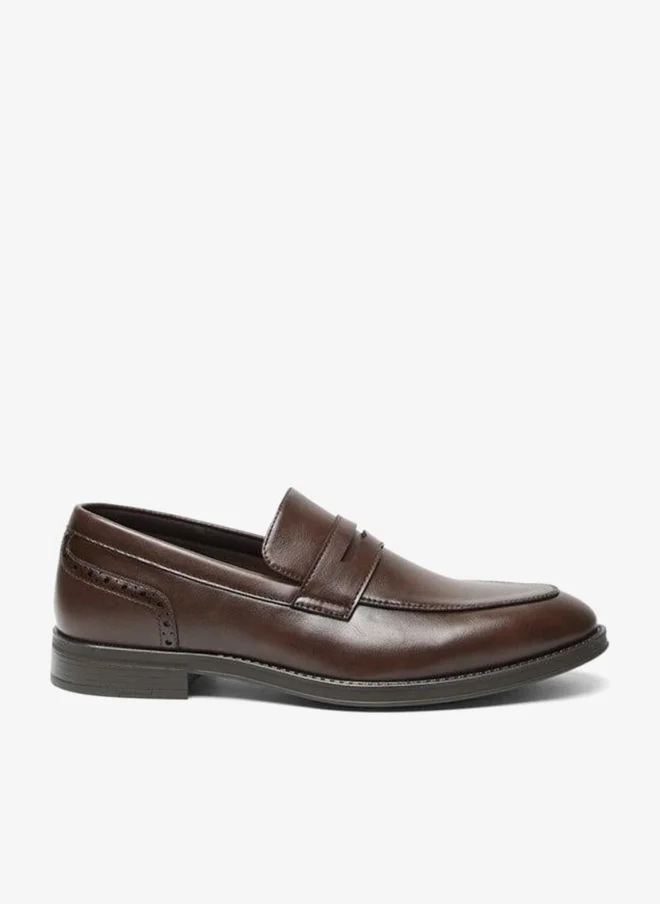 Solid Slip-On Loafers