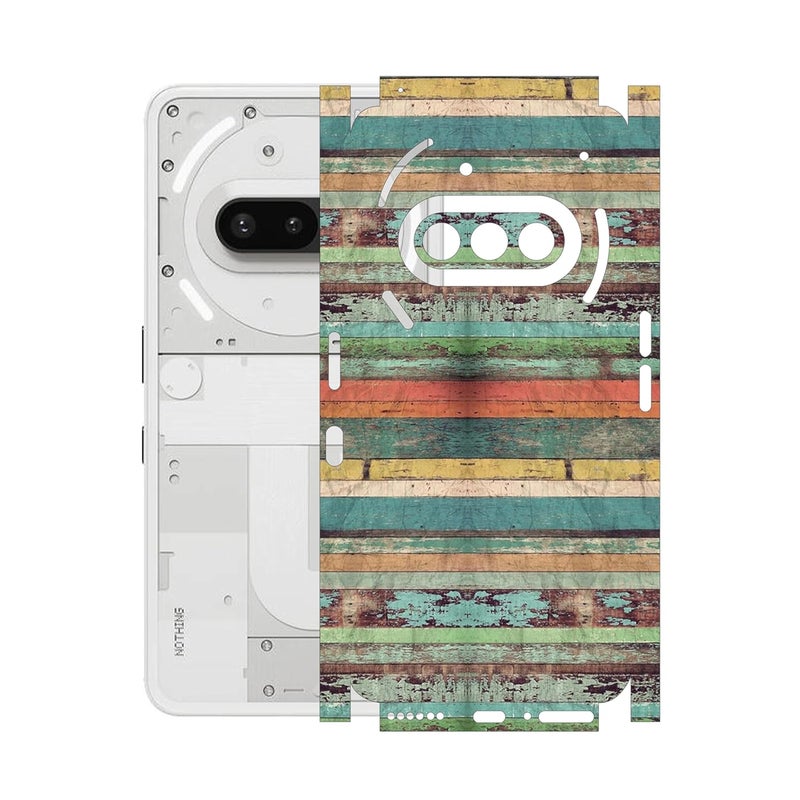 90STETHIX Mobile Skin Sticker Wrap | Compatible for Nothing Phone 3A | Scratchproof Matte Finish | Full Coverage for All Sides & Camera Protection (Design-1) (107) - Image 1