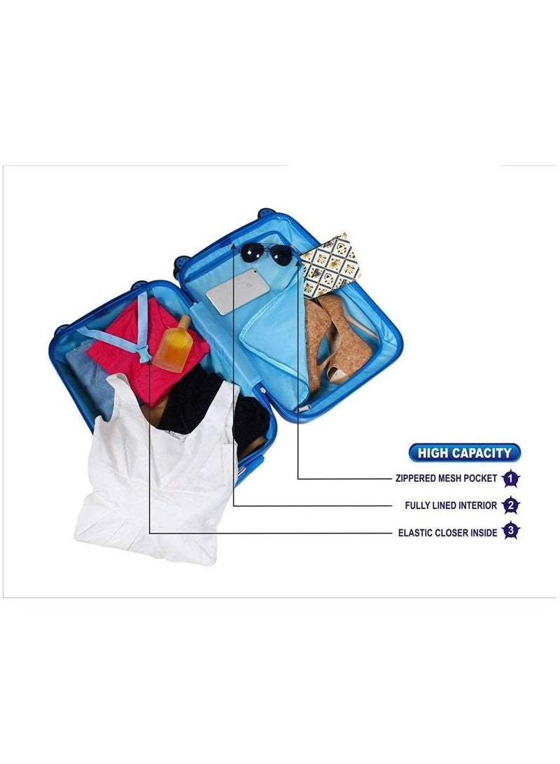 Kids Ride-On Luggage Scooter – Lightweight Rolling Suitcase with Steering Handle, Spacious Storage & Durable Wheels – Fun Travel Cabin Bag for Boys & Girls - Image 3