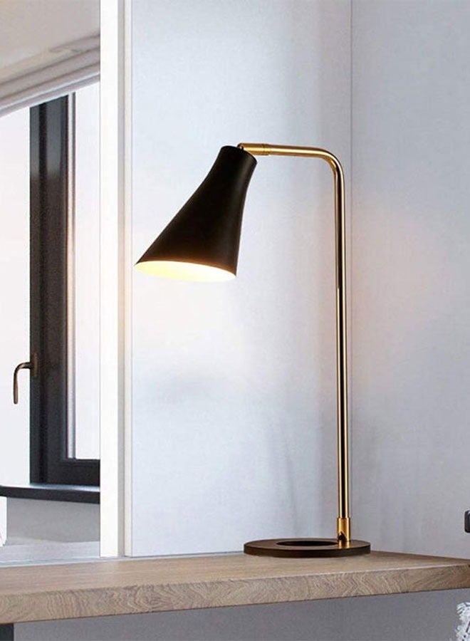 ٍSiera Light Table lamp with gold base and black shade Touch - Image 2
