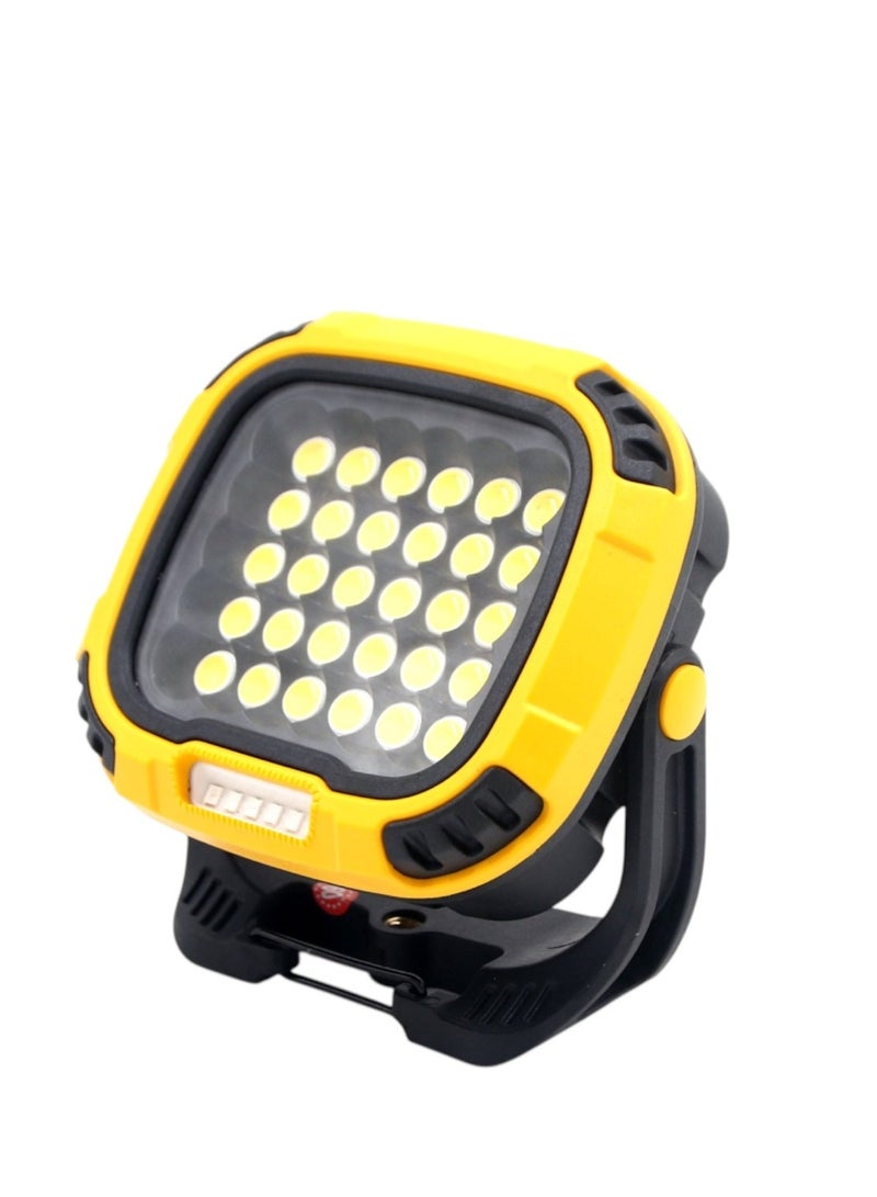 OLUDENIZ Super Bright 2500LM Portable COB LED Work Light, Magnetic Base, USB Type-C Rechargeable, Red Emergency Light, 5400mAh Battery - Image 2