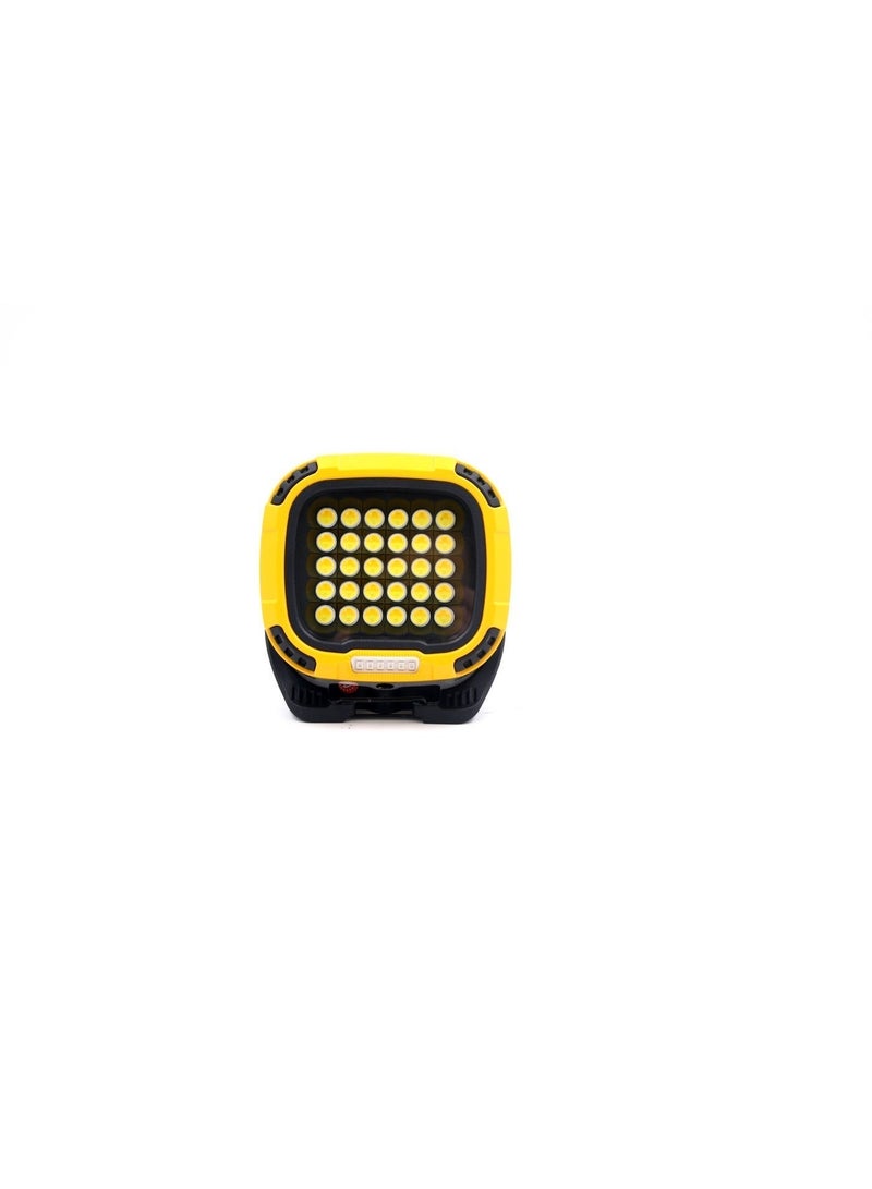 OLUDENIZ Super Bright 2500LM Portable COB LED Work Light, Magnetic Base, USB Type-C Rechargeable, Red Emergency Light, 5400mAh Battery - Image 5