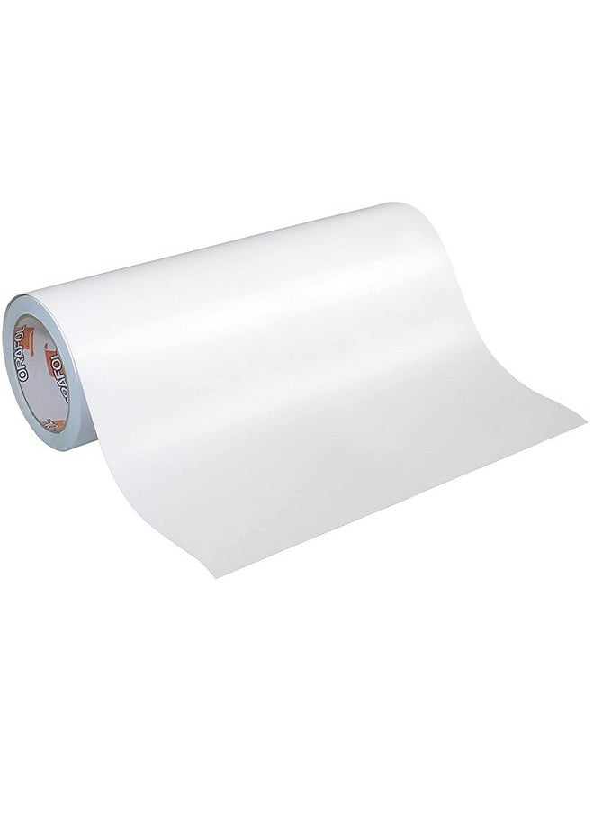 ORACAL Roll Of Matte Oracal 631 Removable Vinyl Works With All Vinyl Cutters White 12X15Ft 
