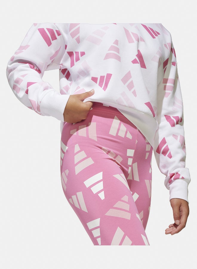 Adidas Seasonal Essentials Logo Celebration Leggings Kids  - Image 3