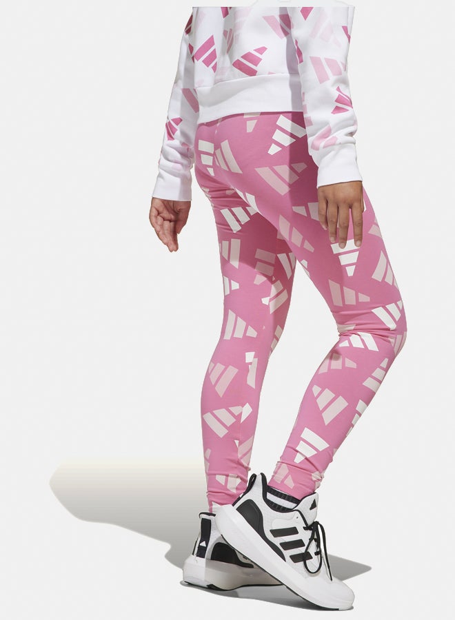 Adidas Seasonal Essentials Logo Celebration Leggings Kids  - Image 4