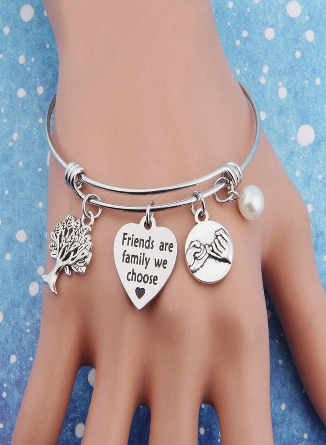 bobauna Friends Are Family We Choose Bracelet Gift For Best Friends Sister (friend family bracelet) - Image 5