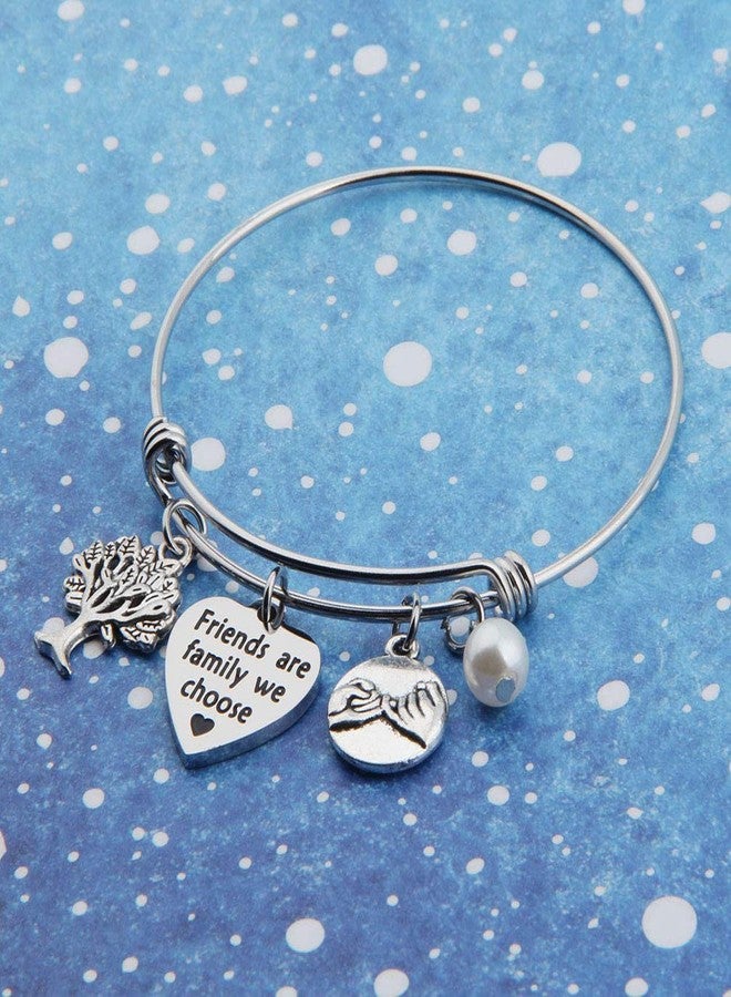 bobauna Friends Are Family We Choose Bracelet Gift For Best Friends Sister (friend family bracelet) - Image 4