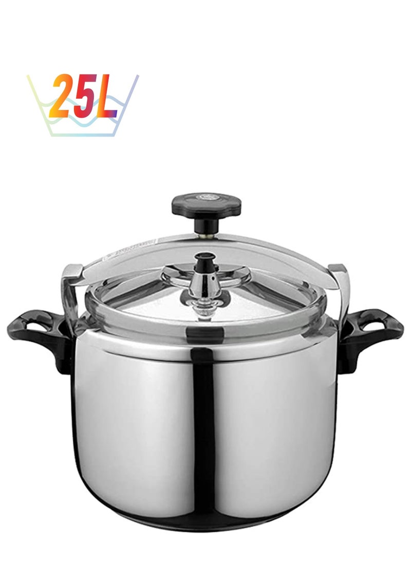 BLACKSTONE Aluminum  Eco Home Kitchen Pressure Cooker with Lid Dishwasher Safe & Induction Safe 25Ltr  - Image 1