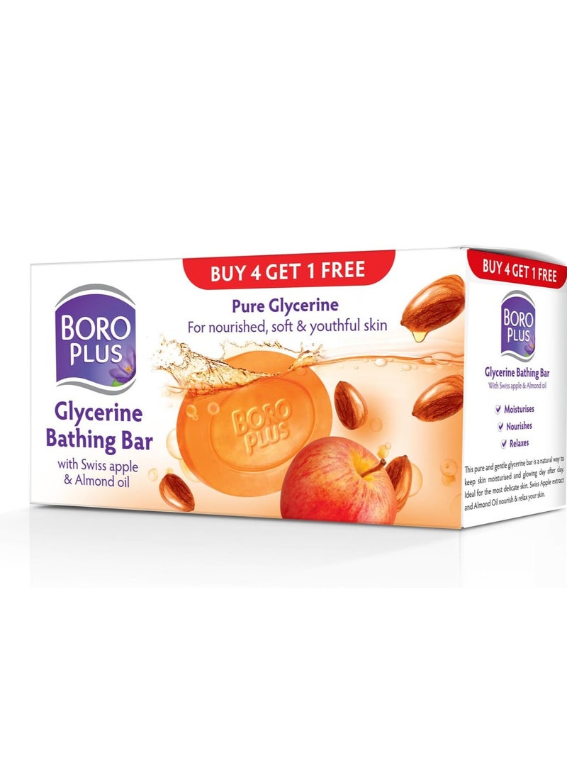 Boro Plus - Glycerine Bathing Bar With Swiss Apple & Almond - Image 1