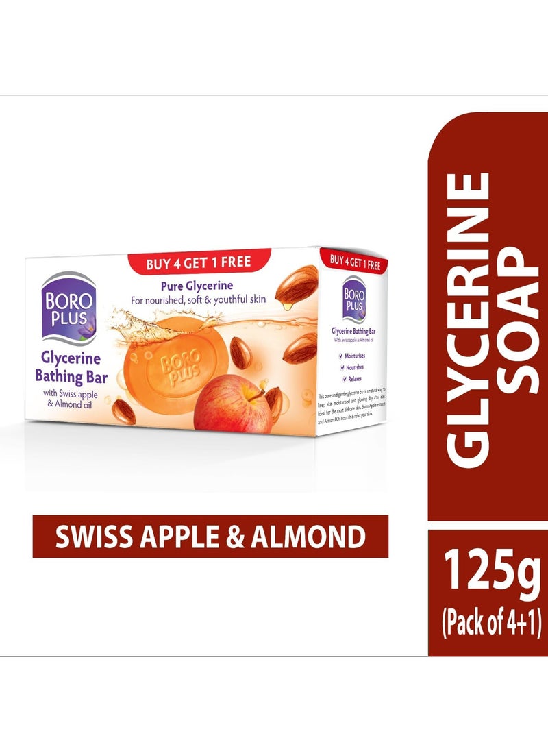 Boro Plus - Glycerine Bathing Bar With Swiss Apple & Almond - Image 1