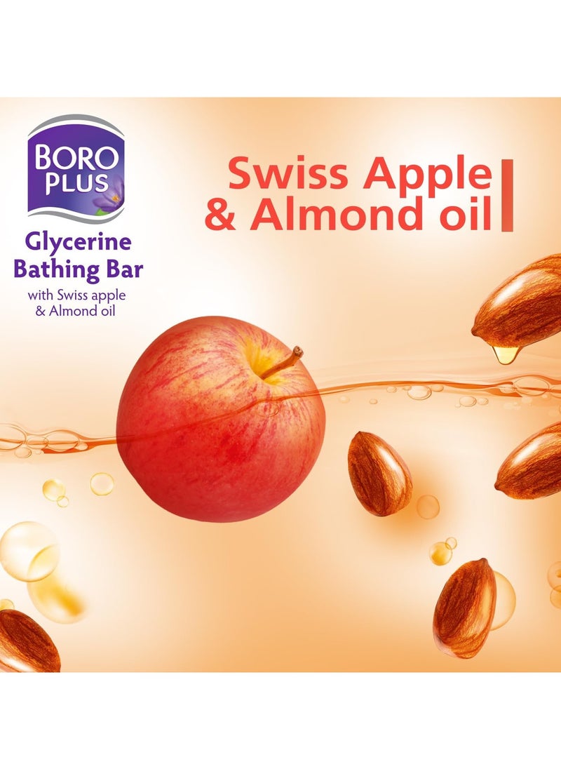Boro Plus - Glycerine Bathing Bar With Swiss Apple & Almond - Image 1