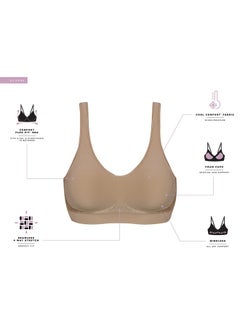 Bali Women's Comfort Revolution Shaping Wirefree Bra, Nude Dot, Large - pzsku/ZF55B94E521AF5B133757Z/45/_/1740118110/652f27f9-68c7-45e1-b28a-3c00d4227594