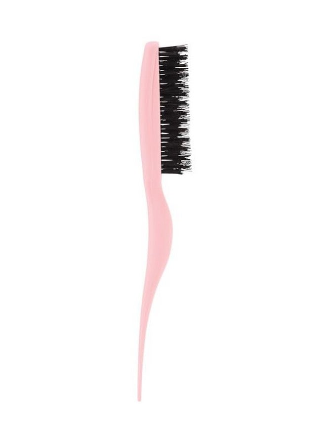 Cricket Amped Up Rubberized Teasing Hair Brush For Volume Backcombing Lifting Styling And Sectioning Hair Blush  - Image 1