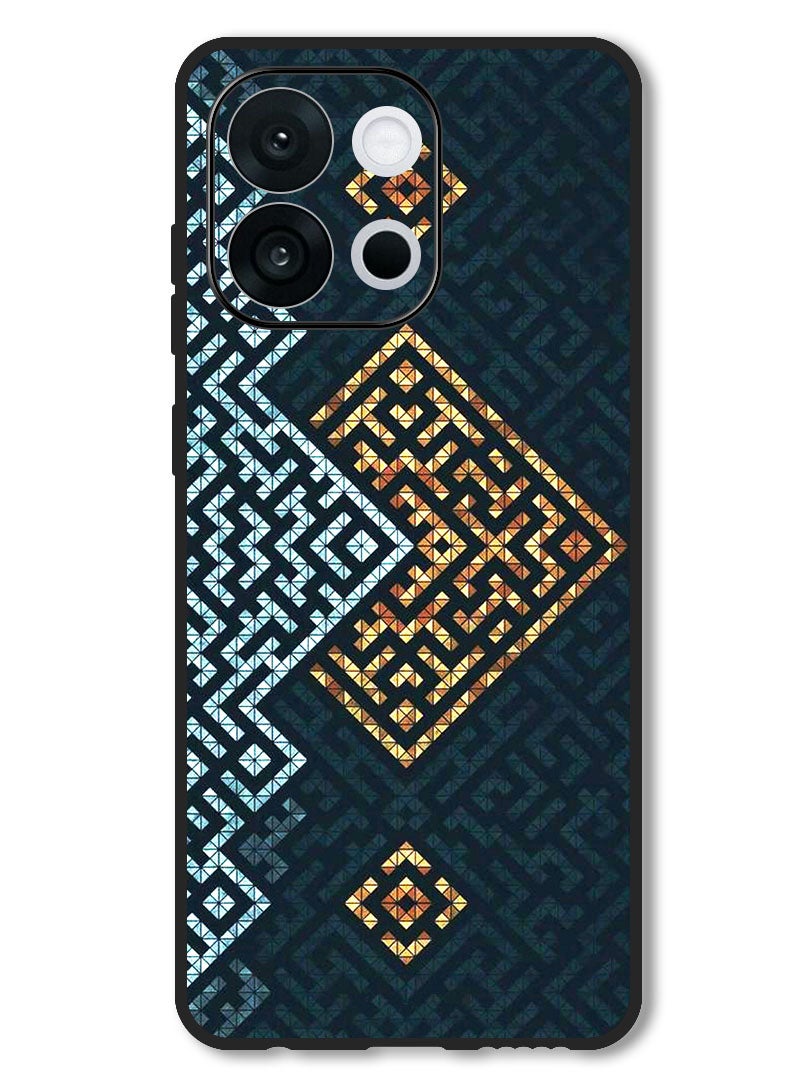 Theodor Case Compatible with OnePlus 13T 6.32 Inch Protection Shockproof Bumper Cover Maze art - Image 1