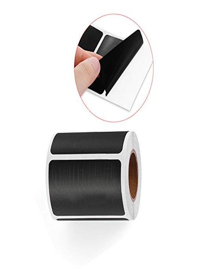 JURUOXIN 187 Pieces Waterproof Chalkboard Labels with Pen Reusable Blackboard Stickers for Jars, Canisters, Kilner Jars, Scrapbooking, Food Storage Labels, Weddings (4cm x 2.5cm, Black) - Image 3