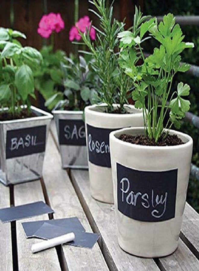 JURUOXIN 187 Pieces Waterproof Chalkboard Labels with Pen Reusable Blackboard Stickers for Jars, Canisters, Kilner Jars, Scrapbooking, Food Storage Labels, Weddings (4cm x 2.5cm, Black) - Image 5