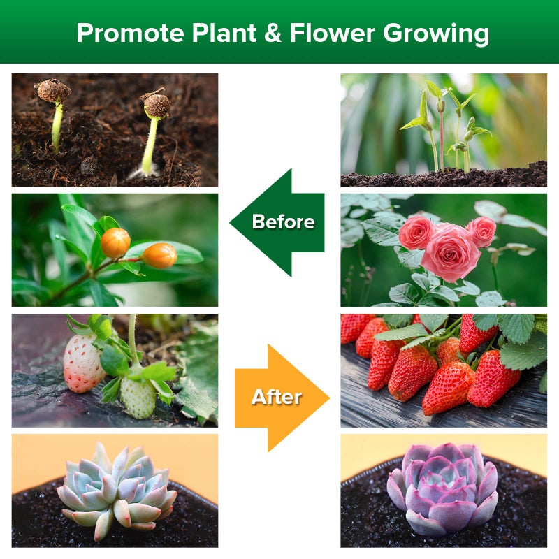 SANSI LED Grow Lights for Indoor Plants, Lifetime Free Bulb Replacement 150W Full Spectrum Gooseneck Clip Plant Light with Optical Lens for High PPFD Growing Power, Grow Lamp,No Timer - Image 5