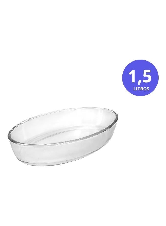 طقم أطباق بايركس زجاج حراري شفاف 3 قطع (1.5 لتر – 2.0 لتر – 3.0 لتر) - Image 4