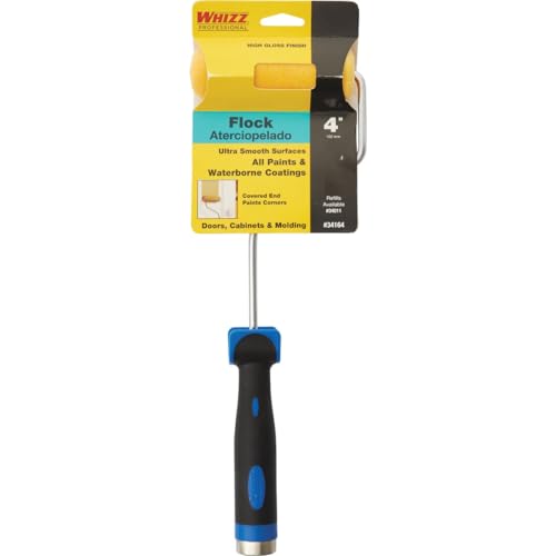 WHIZZ Series 34164 4 Orange Whizzflock Mini Roller w 13 Handle