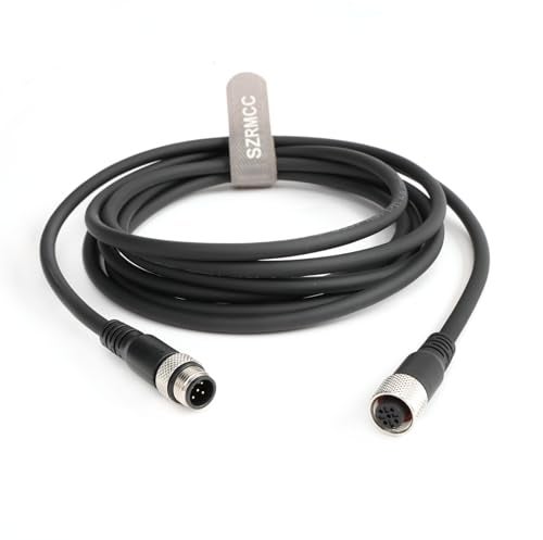 SZRMCC M12 ACoded 5 Pin Male to Female Fieldbus Modules Cable for Industrial Profibus ProfiNet DeviceNet CANopen CCLink EthernetIP - Image 1