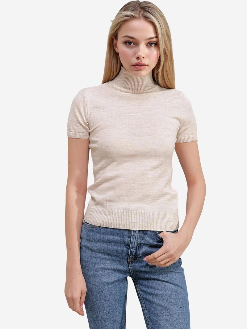 BIG DART BDART Fitted Ribbed Turtleneck Sweater - Image 2