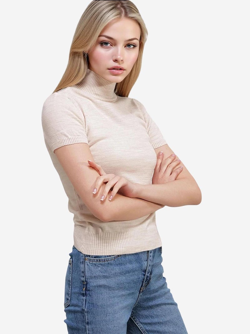 BIG DART BDART Fitted Ribbed Turtleneck Sweater - Image 3