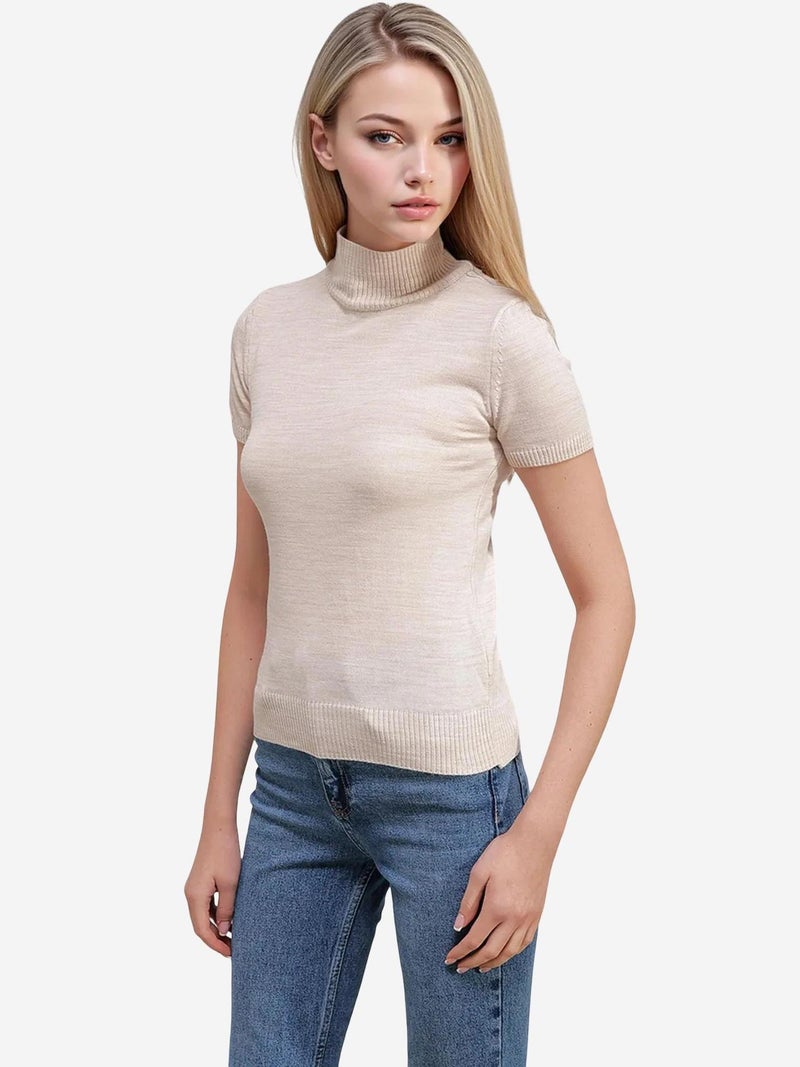BIG DART BDART Fitted Ribbed Turtleneck Sweater - Image 4
