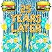 yorr Sponge 25th Birthday Decorations 25 Years Later letter Balloons Set for Ocean Theme PartyBirthday DecorMermaidBaby Sharkwith Hamburger BalloonsBlue Backdrop Bubble Garland and Crepe Paper - Image 3