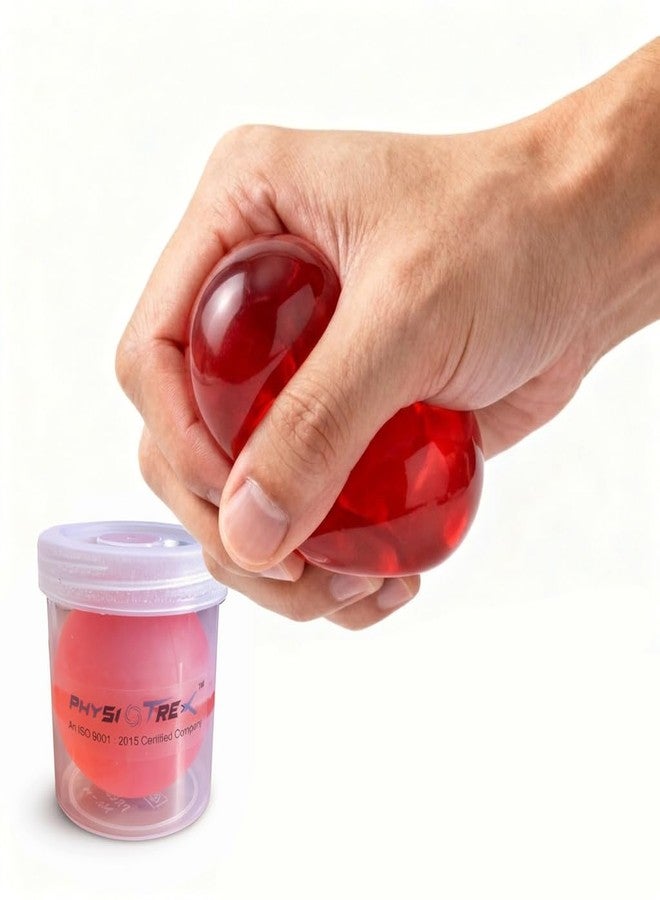 PHYSIOTREX- Gel Exercise Ball | finger exercise equipment | finger exerciser - Hand Therapy | Physio Gel Ball |finger exerciser physiotherapy | stress relief ball - Image 1