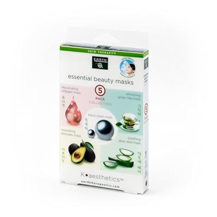 Earth Therapeutics Essential Beauty Masks - 5 Pack - Image 1
