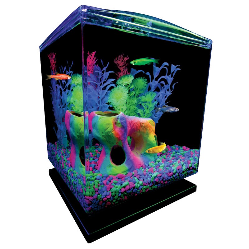 GloFish Aquarium Gravel, Pink/Green/Blue Fluorescent, 5-Pound, Bag Pink/Green/Blue Fluorescent, 4 x 5 x 9 inches ; 5 pounds - Image 3