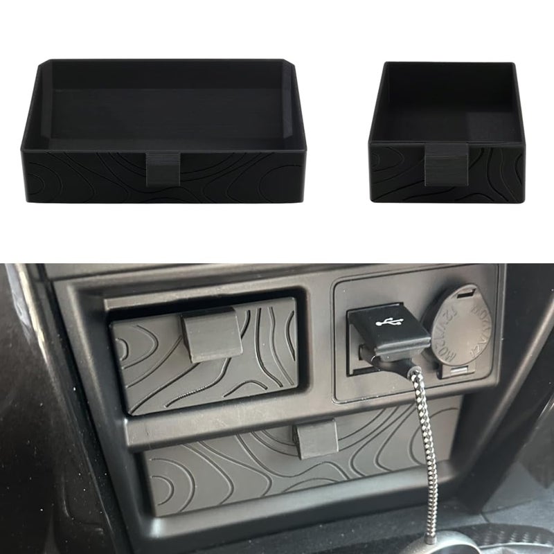 NIVERCE Cubby Drawers for Toyota 4Runner 20142022 2023 2024 present Models Accessories Topographic Front Storage Solution for 5th Gen 4Runner - Image 2