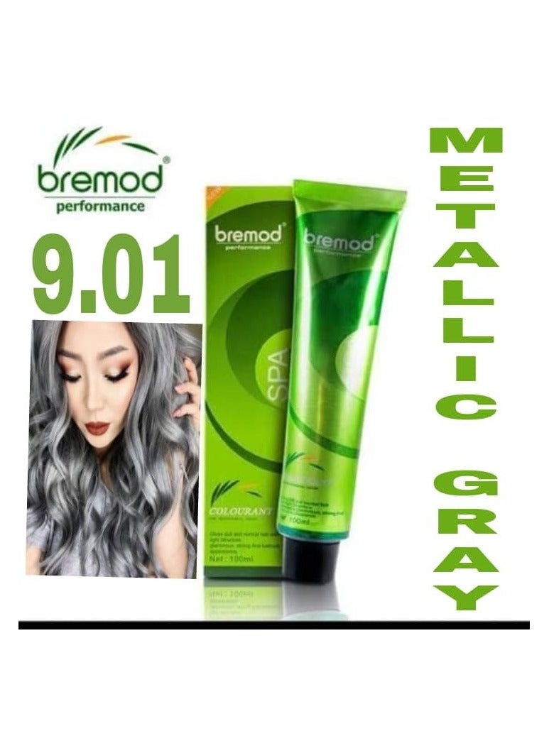 بريمود صبغة الشعر بريمود بيرفورمانس سبا (9.01 رمادي معدني) 100 مل - Image 2