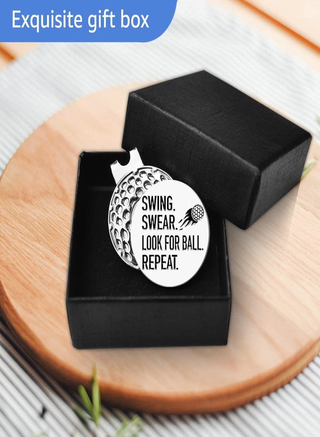 GEYGIE Swing Swear Look for Ball Repeat Golf Ball Marker with Magnetic Hat Clip, Funny Golf Accessories Gifts for Men Women, Golf Gifts for Men Woman, Birthday Gifts for Golf Fan, Golf Novelty Gift - Image 4