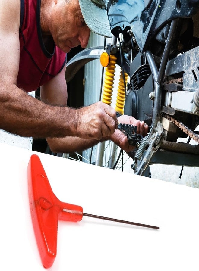 اتول مارت مفتاح ألين بمقبض على شكل حرف T من Utoolmart، مقاس 6 مم متري S2، مصنوع من سبائك الفولاذ، مفتاح سداسي بمقبض على شكل حرف T، بطول إجمالي 235 مم - Image 5