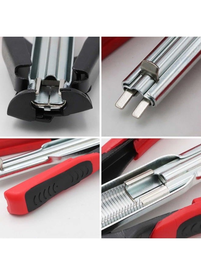 NOMAL Spring Loaded Hog Ring Pliers Kit with 2500pcs Hog Rings Automatic Fencing Manual Pliers Fastening Clamp Installation Equipment Tool for Chicken Rabbit Pet cage Seal Bag Car Cushion - Image 4