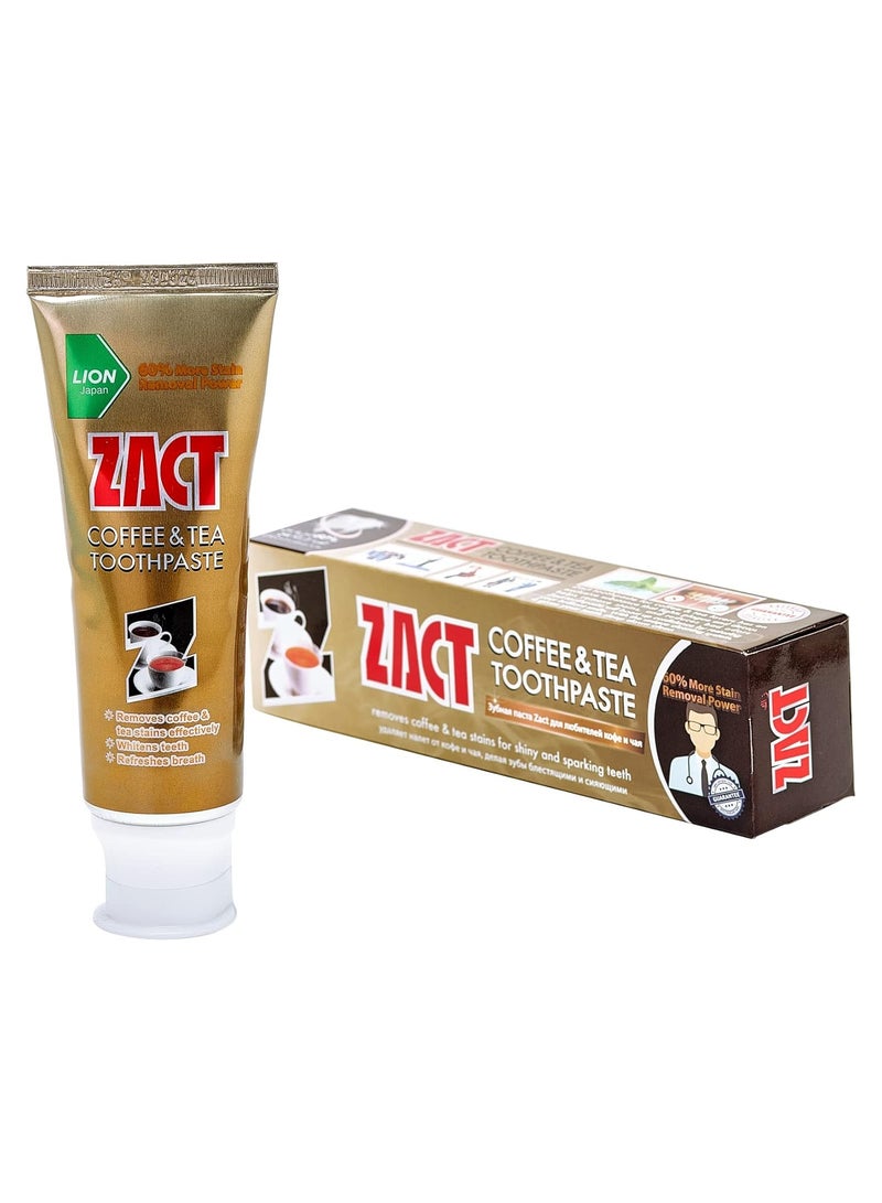 Zact Lion Stain Fighter Toothpaste For Tea & Coffee Drinkers White Teeth by Zact Lion - Image 1