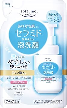SOFTYMO Kose Softymo Ceramide Face Wash Form 130ml Refill - Image 1