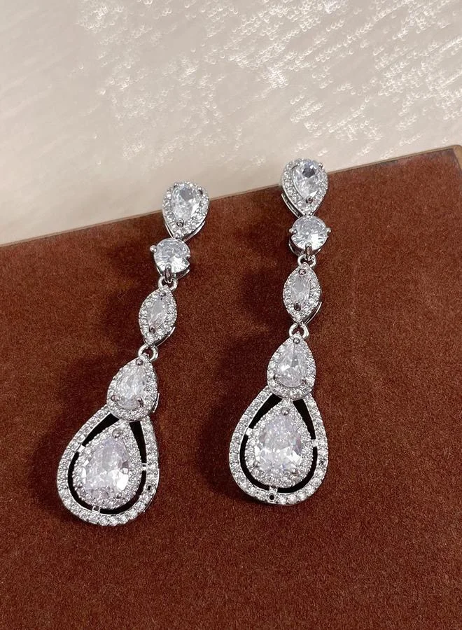 Take Two Curved Streamline Soft Gentle Earrings