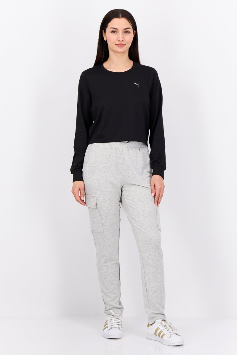 PUMA Women Sportswear Fit Long Sleeves Training Sweatshirt, Black - Image 4