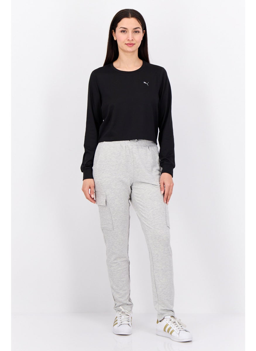 PUMA Women Sportswear Fit Long Sleeves Training Sweatshirt, Black  - Image 4