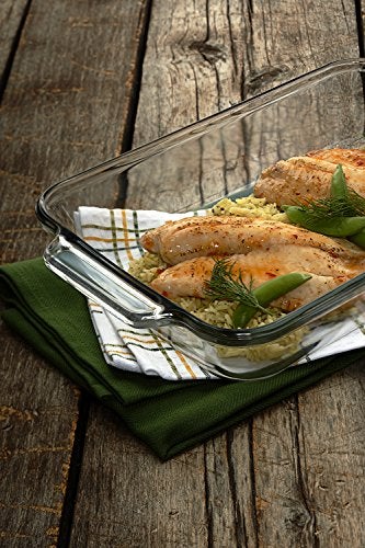 Anchor Hocking 2-Quart Oven Basics Glass Sculpted Baking Dish, Set of 3 - Image 3