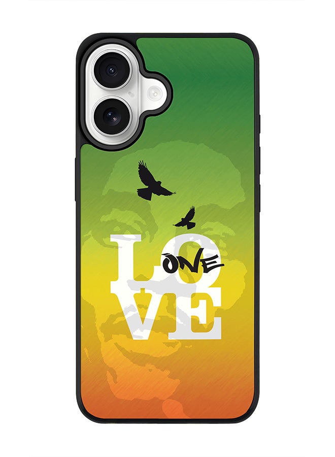 Stylizedd iPhone 17 Case, [Compatible with MagSafe] Slim Magnetic cover Phone Case iPhone 17 -One Love - Image 1