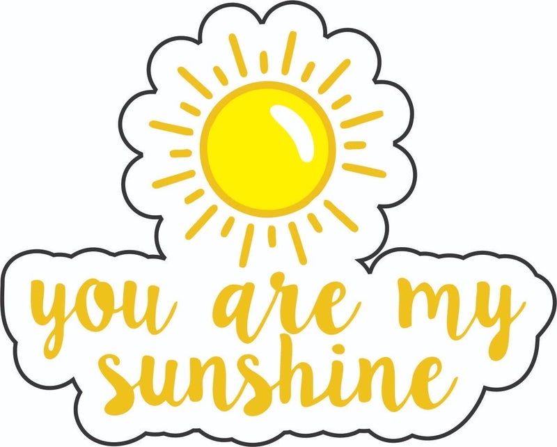 Skywalk Collectible MDF Fridge Magnet with Funny & Inspirational Quotes-You are My Sunshine (Multicolor) M-579 - Image 2