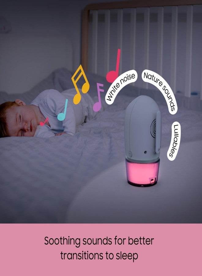 CHILLAX DM568 Video Baby Monitor - 2K QHD Baby Monitor with Camera and Audio w/Remote Pan‑Tilt‑Zoom, 5″ 720p Color Screen, Auto Dimming LED, Night Light & Sleep Trainer, Wi‑Fi/Non‑Wi‑Fi Viewing - Image 4