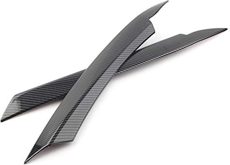 QASULER Carbon Fiber Headlight Eyelid Trim for VW Passat B7 - Image 2