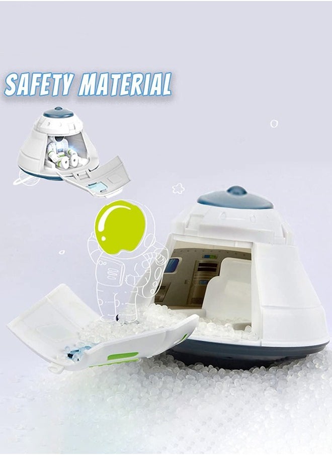 Garlo - 4-in-1 Space Toy Set: Space Shuttle, Space Capsule, Space Rover, Space Station, 3 Astronauts Figure, , Spaceship Rocket Toys for Any Interstellar Mission Adventure (4-in-1) - Image 1