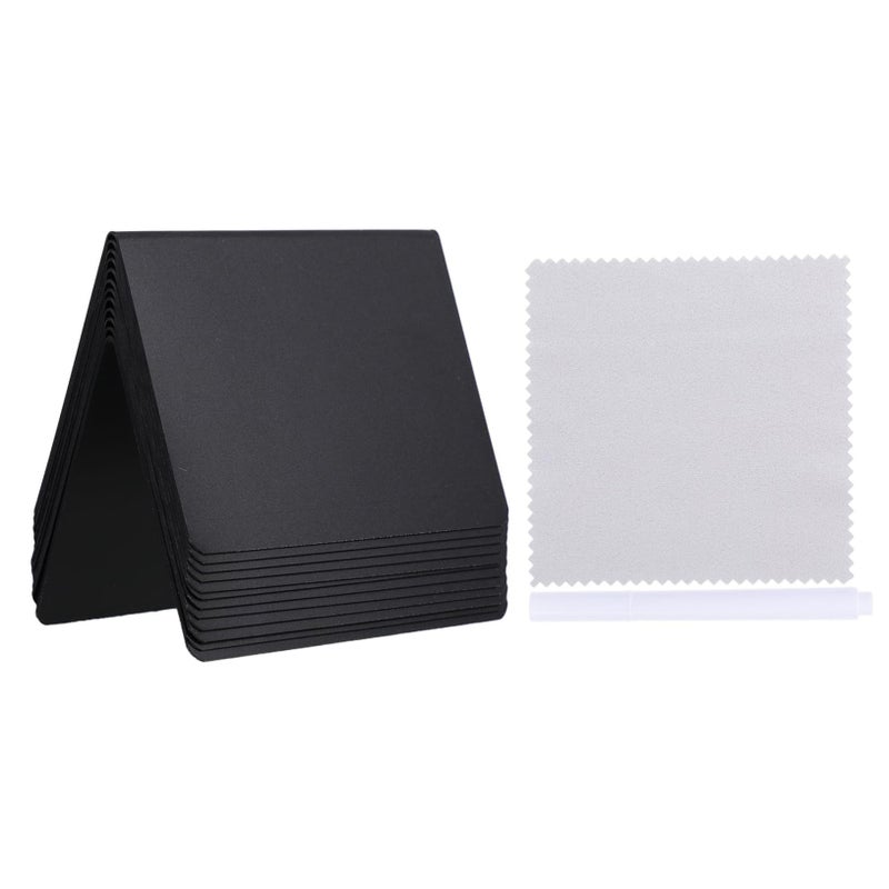 Erasable Desktop Chalkboard Sign Holder Small V Shape Name Tag Display Size 10.00X6.70X5.00CM - Image 2