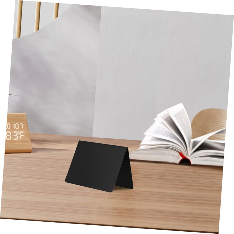 Erasable Desktop Chalkboard Sign Holder Small V Shape Name Tag Display Size 10.00X6.70X5.00CM - Image 5